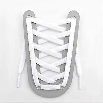 Classic White Black Shoelaces 6mm Width Flat Shoe Laces for Sneakers Basketball Shoes  90/120/140/160CM Shoes Accessories 1 Pair