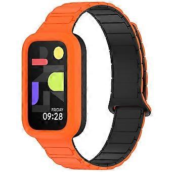 Passend für Redmi Wristband 3 Magnetarmband, Xiaomi 9 Smart Band 9 Active Wristband Silikonarmband