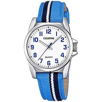 Calypso Junior Collection Quartz Analog Child Watch with Nylon K5707/2 Bracelet