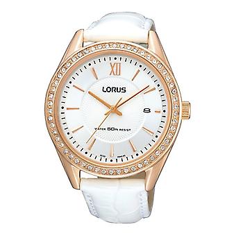 Lorus Watches Quartz Analog Woman Watch with Cowhide Bracelet RH918CX9