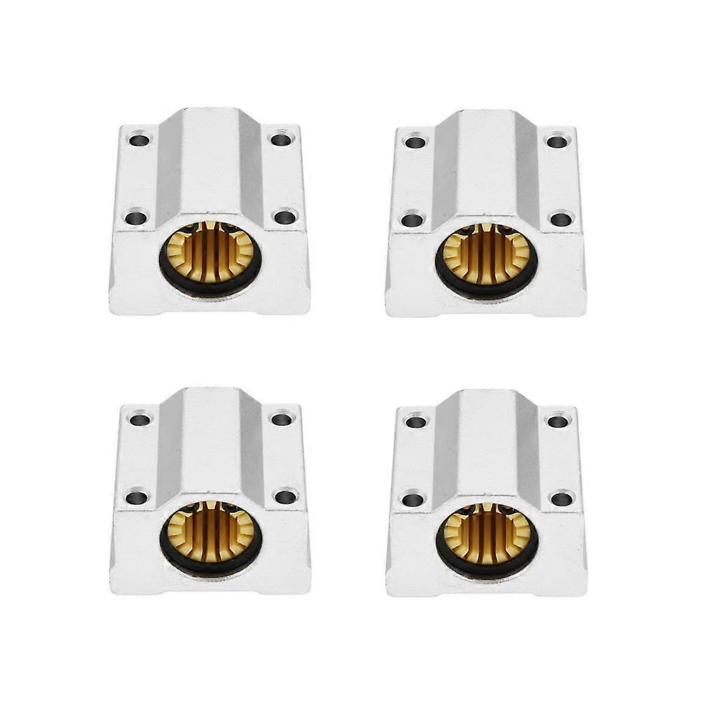 4Pcs Sc12uu 12mm Solid Polymer Linear Bearing Slide Bushing For Cnc