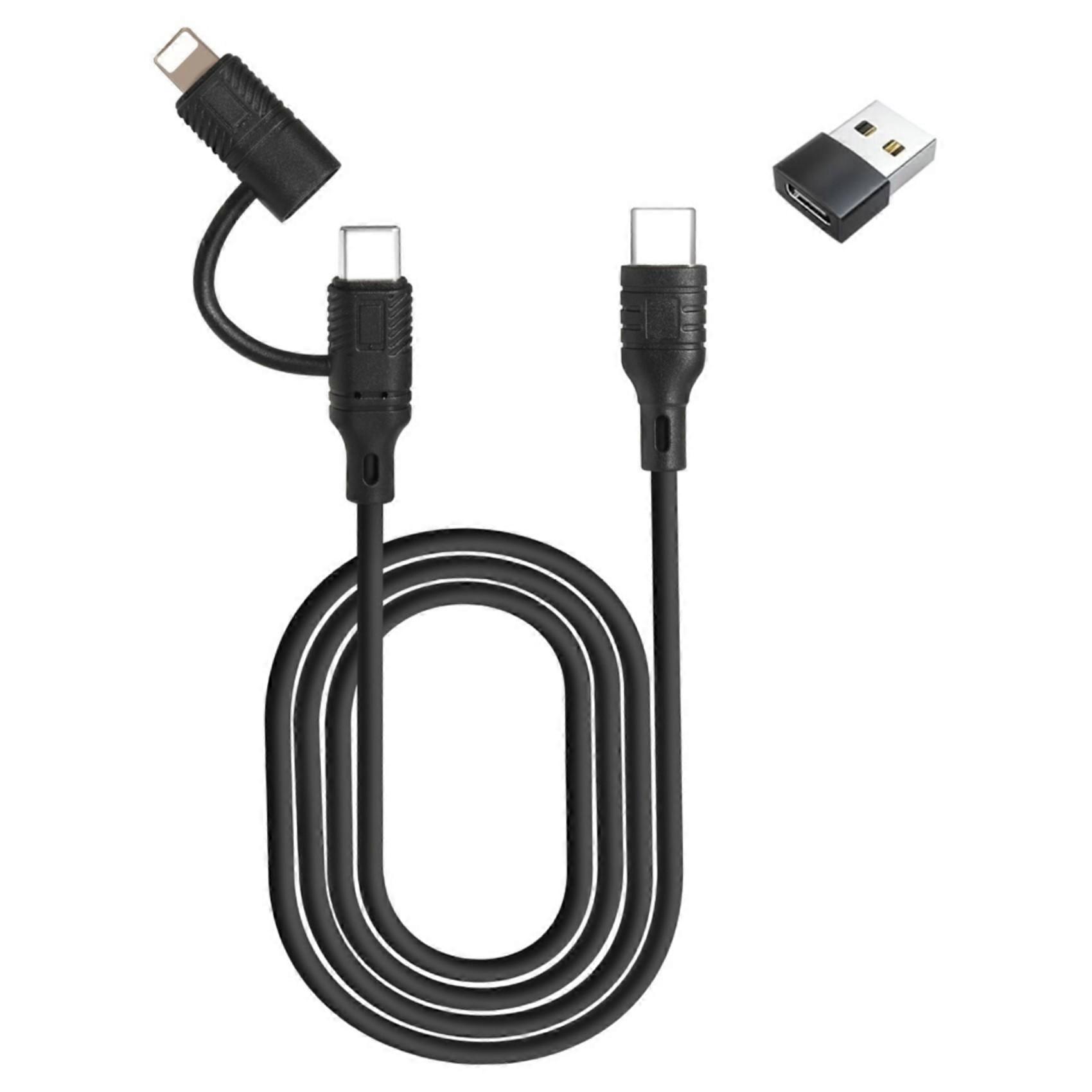 Type-C OTG Card Reader with Lightning Direct Read Camera Data, Mobile Phone Live Streaming Adapter Cable