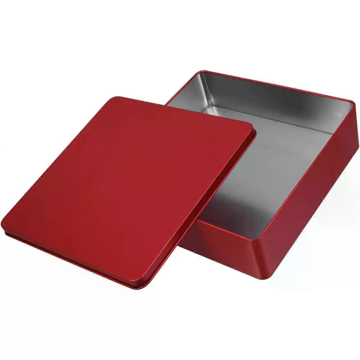 Extra Large Biscuit Tin Airtight Square Tin Box for Mints