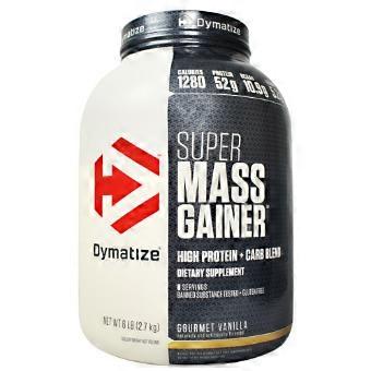 Dymatize Super Mass Gainer Protein Powder Gourmet Vanilla, 6 Lbs (Pack of 1)