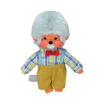 Sekiguchi Monchhichi GrandPa Classic Soft Character Collectible Plush Doll