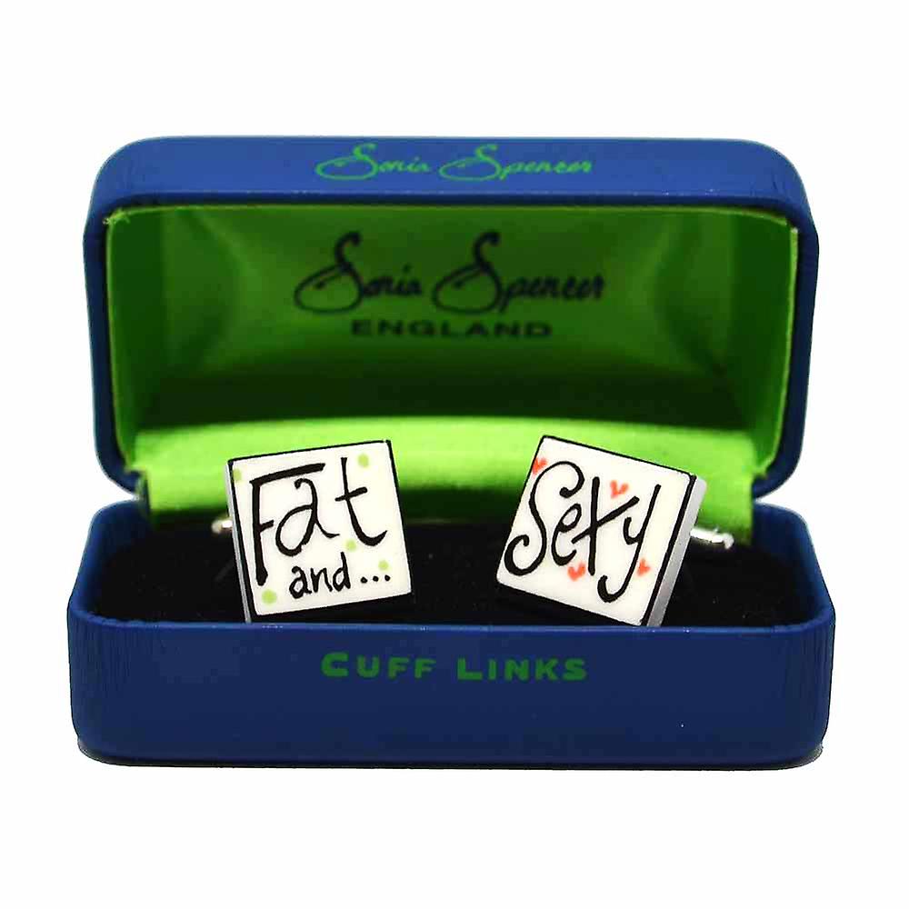 Fat &amp; Sexy Cufflinks by Sonia Spencer