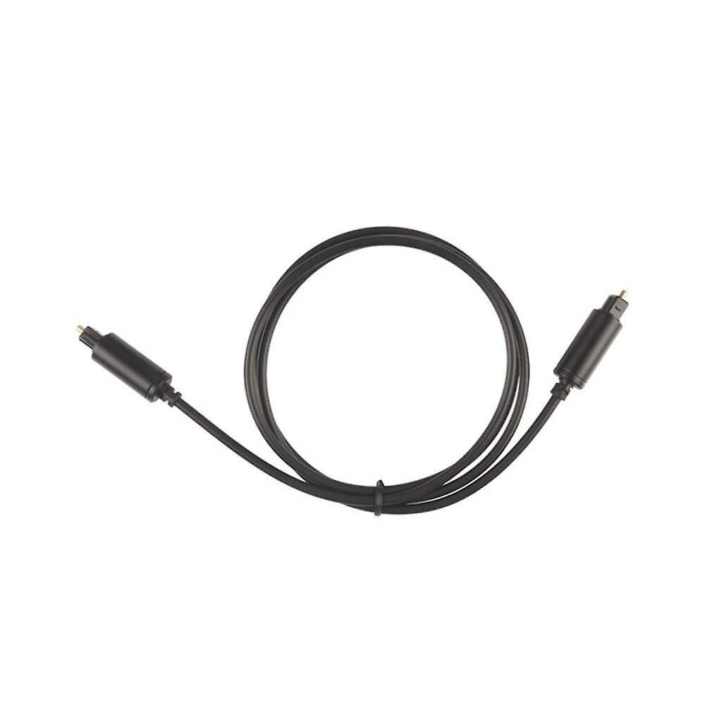 Concord Toslink Fibre Optic Audio Cable 1m Gold Plated Tips Resists Corrosion