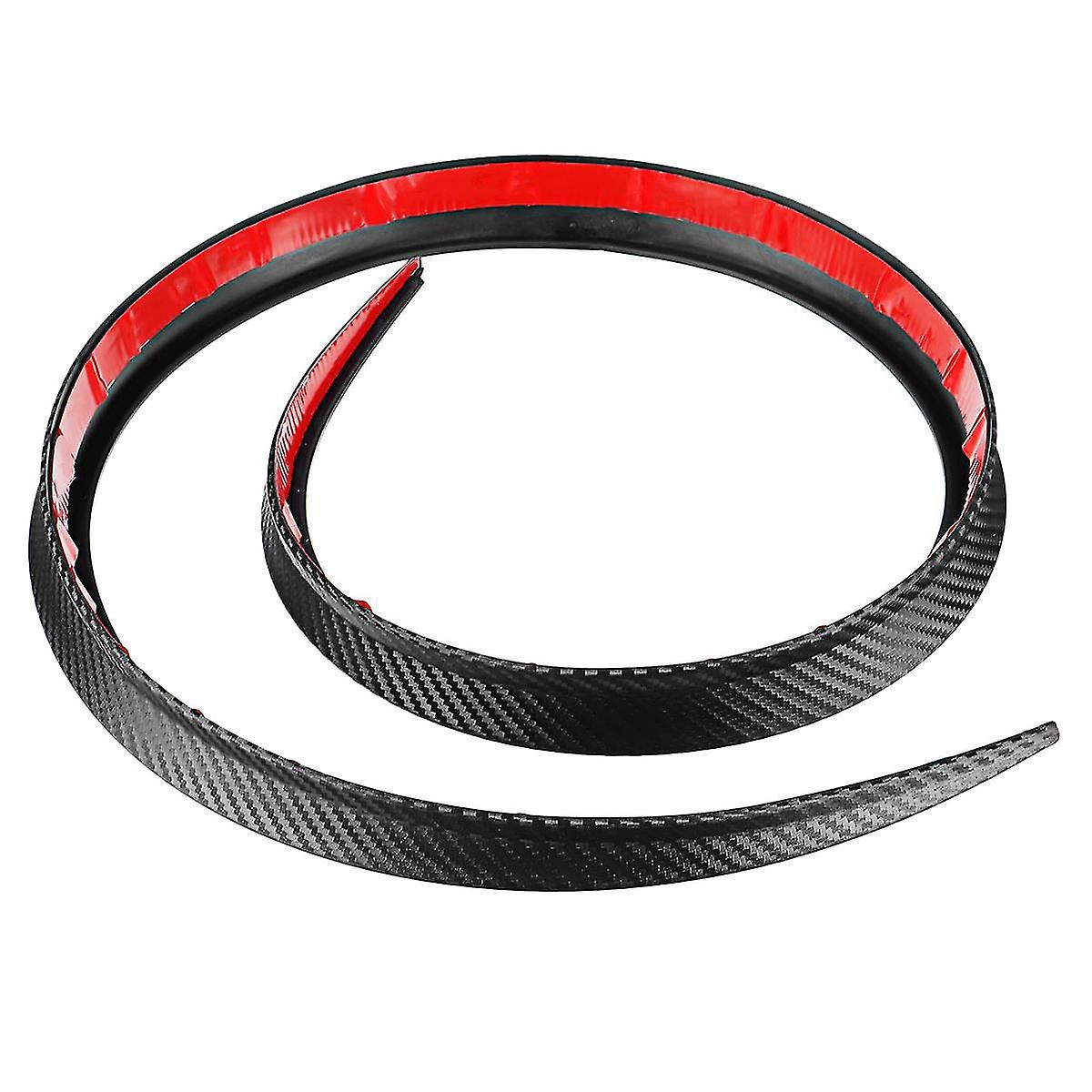 1.28m Becquet de toit universel Becquet de queue en fibre de carbone Aileron arrière Spoiler de coffre pour