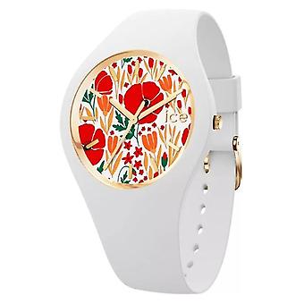 Ice flower Japanese Quartz Women's Analog Watch with Silicone Bracelet IC020512