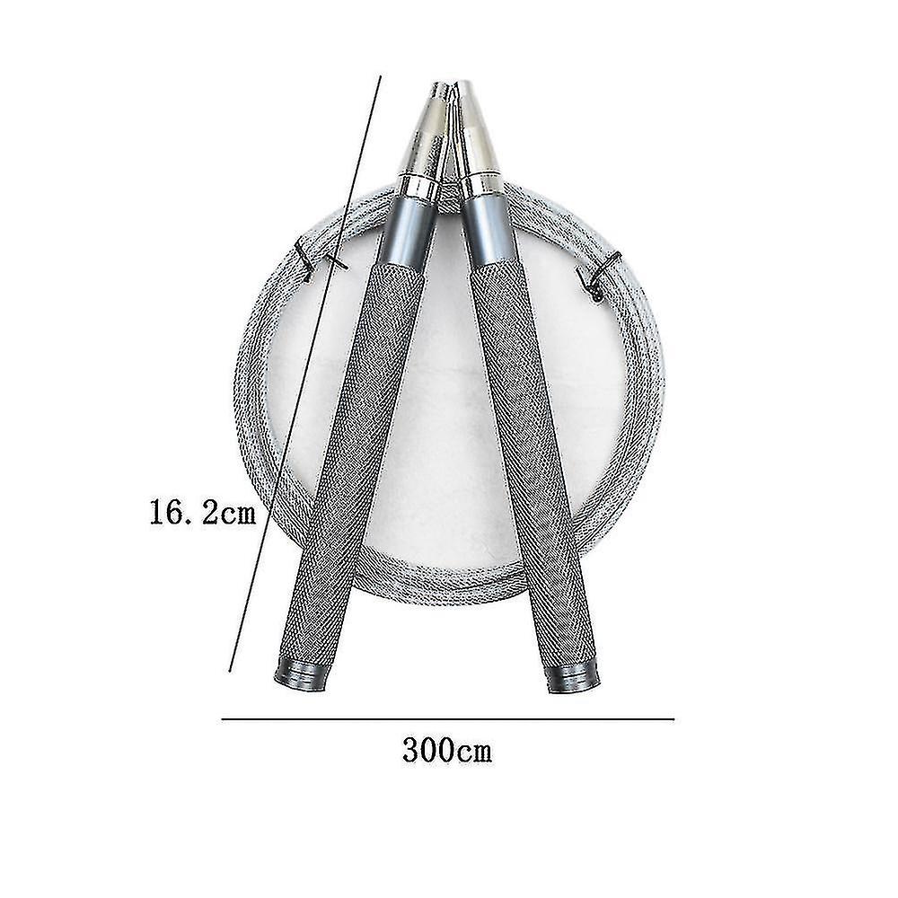 Speed Tangle-free With Ball Bearing - Adjustable Self-locking Aluminum Skipping Ropes