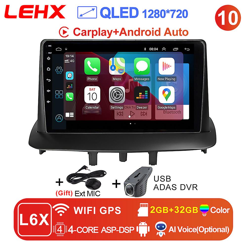 L6 Pro Android11 2 Din Autoraido For Megane 3 2008 - 2014 Car Radio Multimedia Player Stereo Carplay Navigation Gps