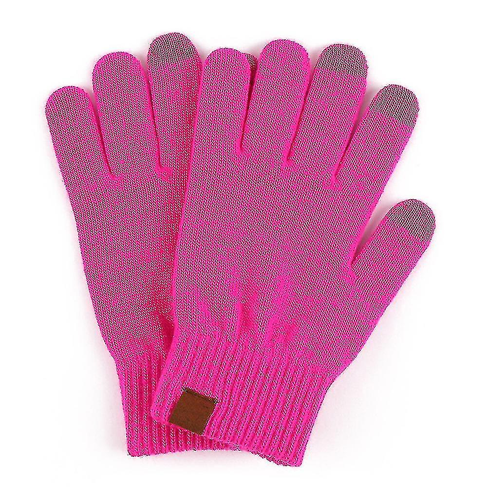 Vinter Touchscreen Stretch Termisk Magic Hansker Varm Strikket Foret