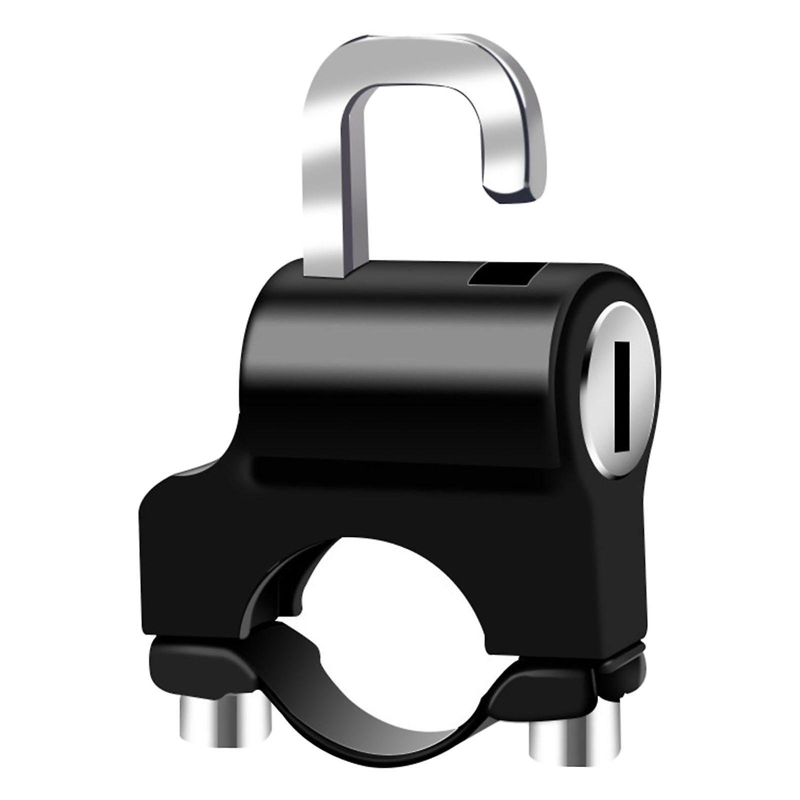 Metal Motorcycle Helmet Security Lock, Universal with 2Pcs Keys Rust Proof