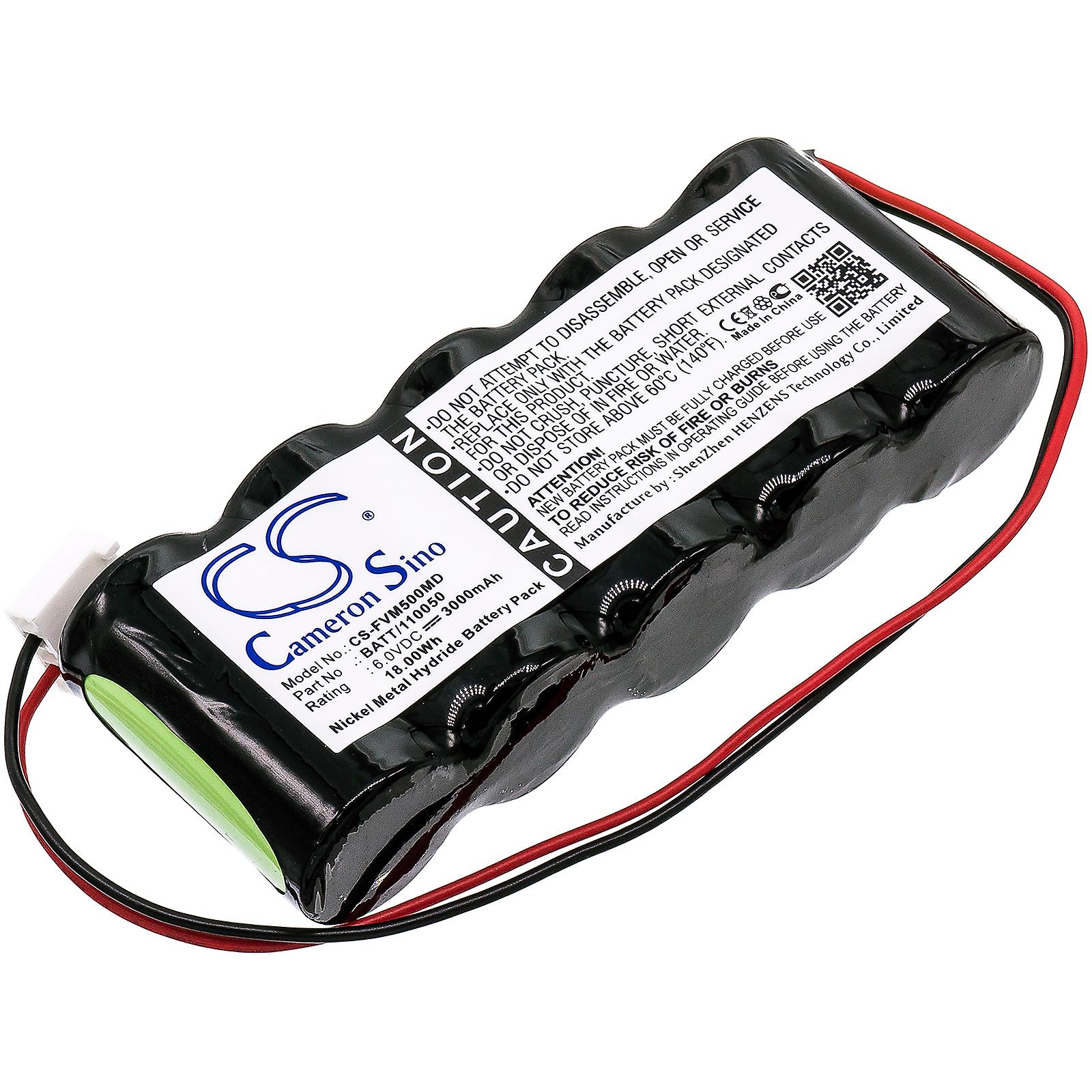 Battery for Fresenius MCM500 MCM500D 120050 BATT/110050 CS-FVM500MD 6.0v 3000mAh