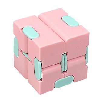 Blue Fidget Block Infinite Cube Sensorisches Spielzeug für Kind Erwachsene