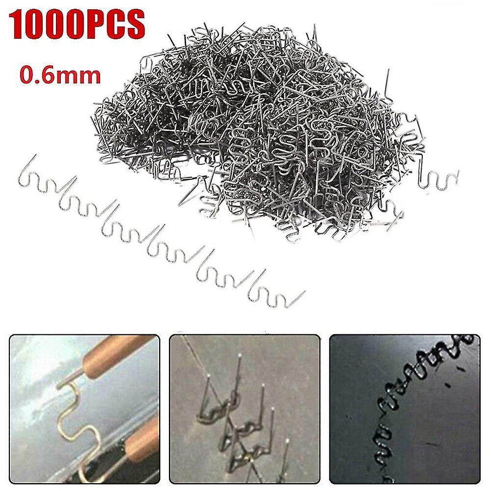 1000-Pack 0.6mm S-Wave Staples – Plastic Bumper Repair Kit For Car Bodywork Stapler 3 thumbnail image