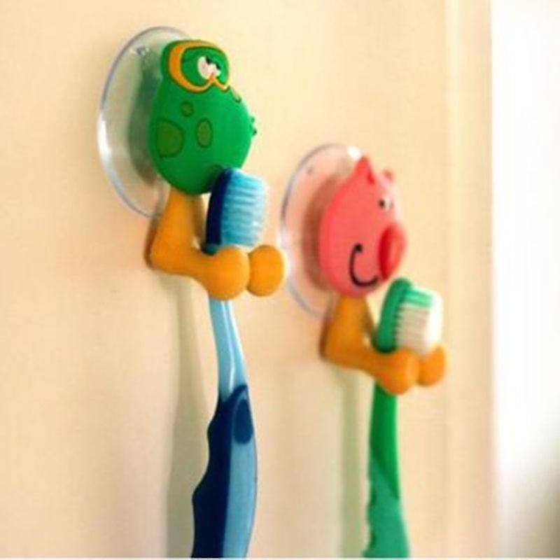 Toothbrush Holder Wall-mounted Cartoon Animal Pattern High Quality PVC ...