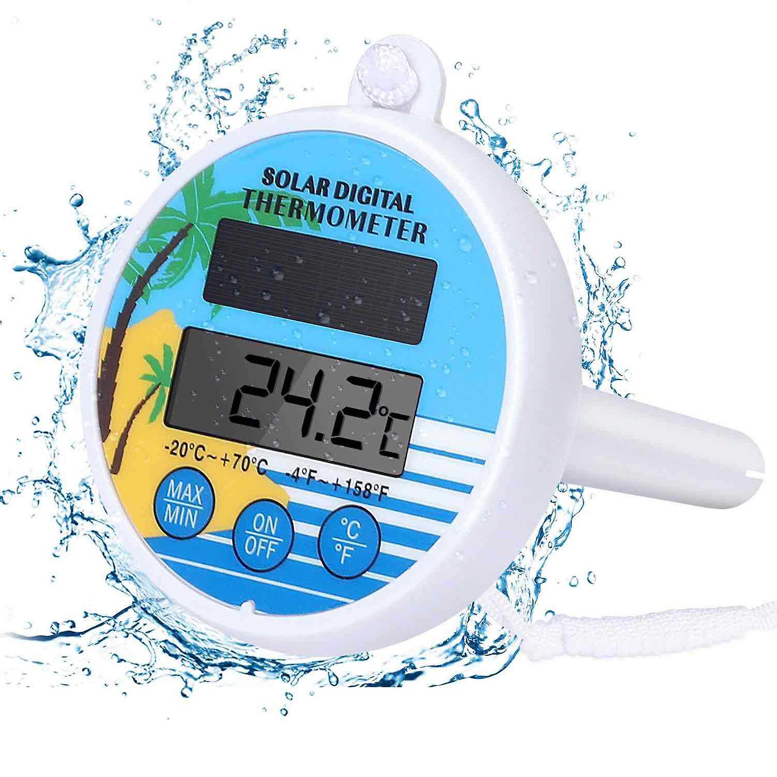 Solar Swimming Pool Thermometer Multi-functional Floating Thermometer For Swimming Pools Bathtubs