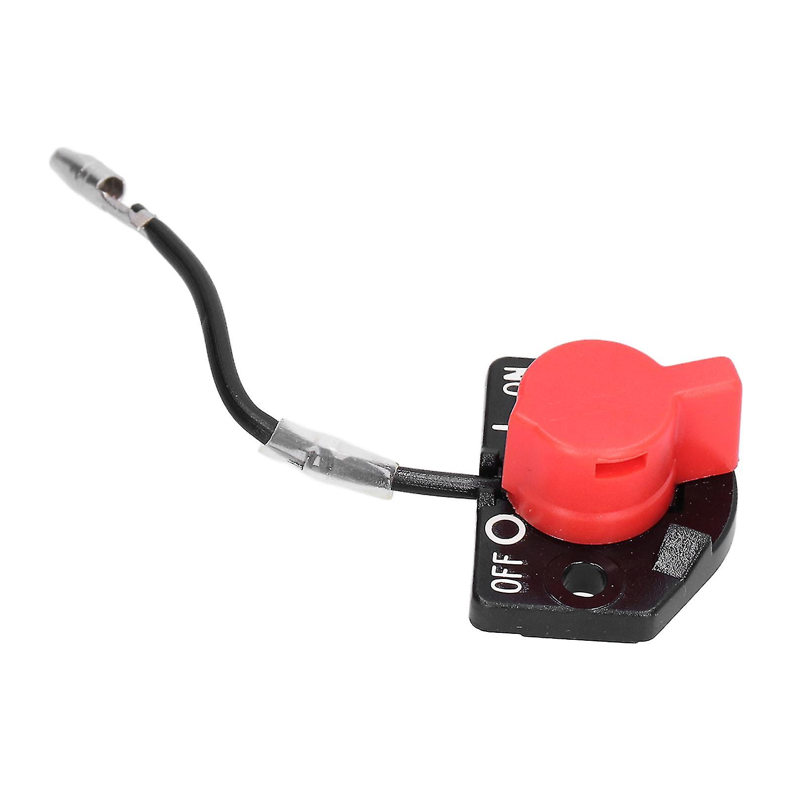 EY20 Flameout Switch Engine Stop Switch Accessory for EY20 Diesel Engine Black and Red
