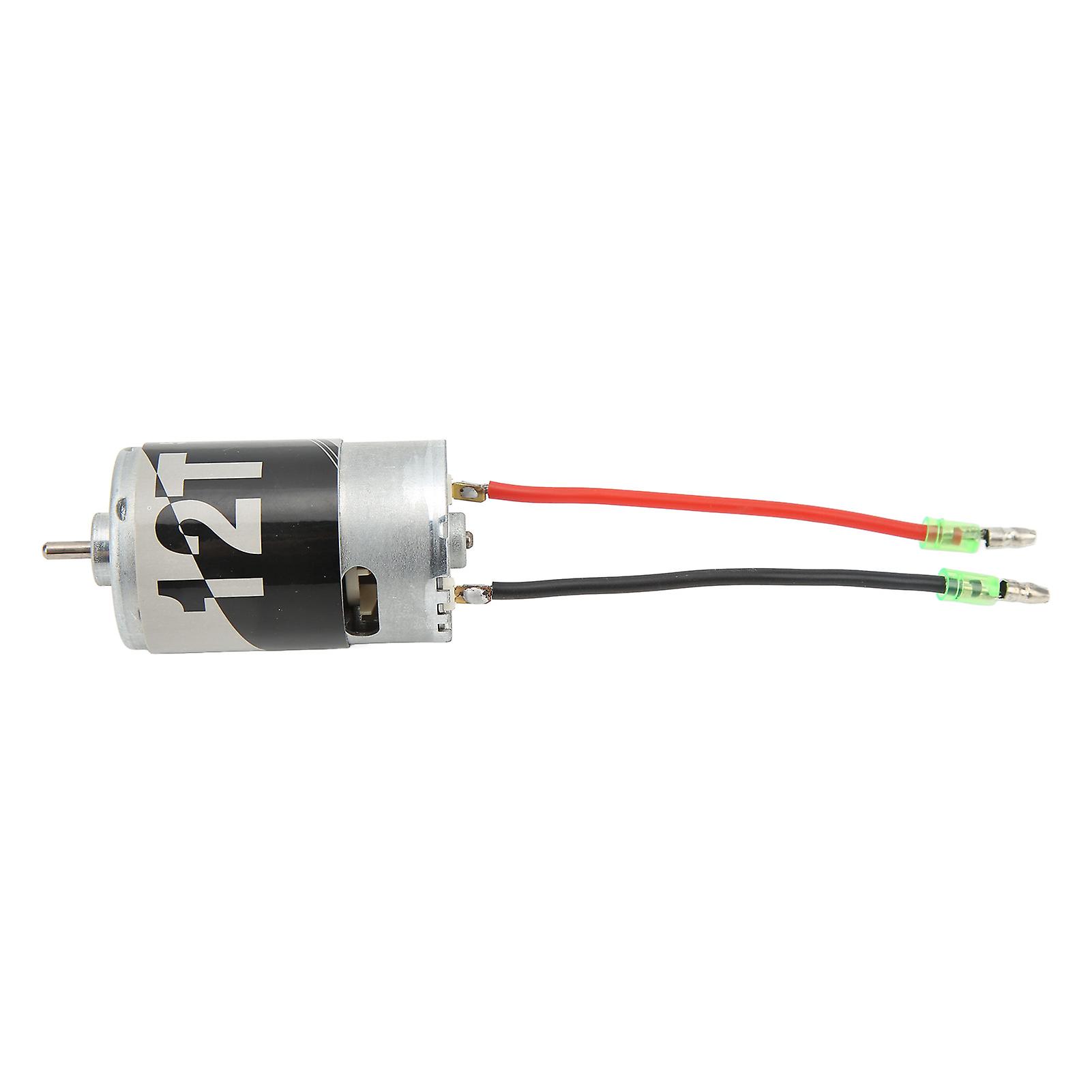 RC 550 Motor Waterproof 12T RC Motor Replacement for TRAXXAS SLASH 1/10 RC Car Silver