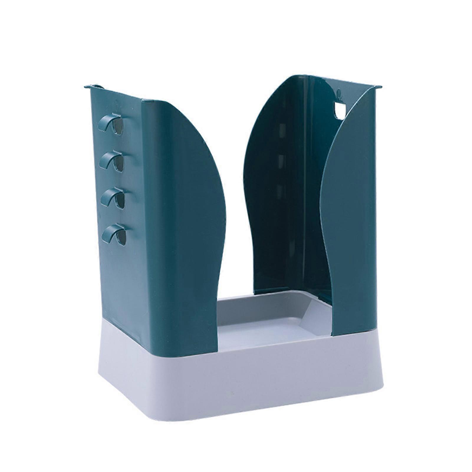 Plastic Garbage Can Expandable Trash Bag Holder Large Capacity for Kitchen Bathroom