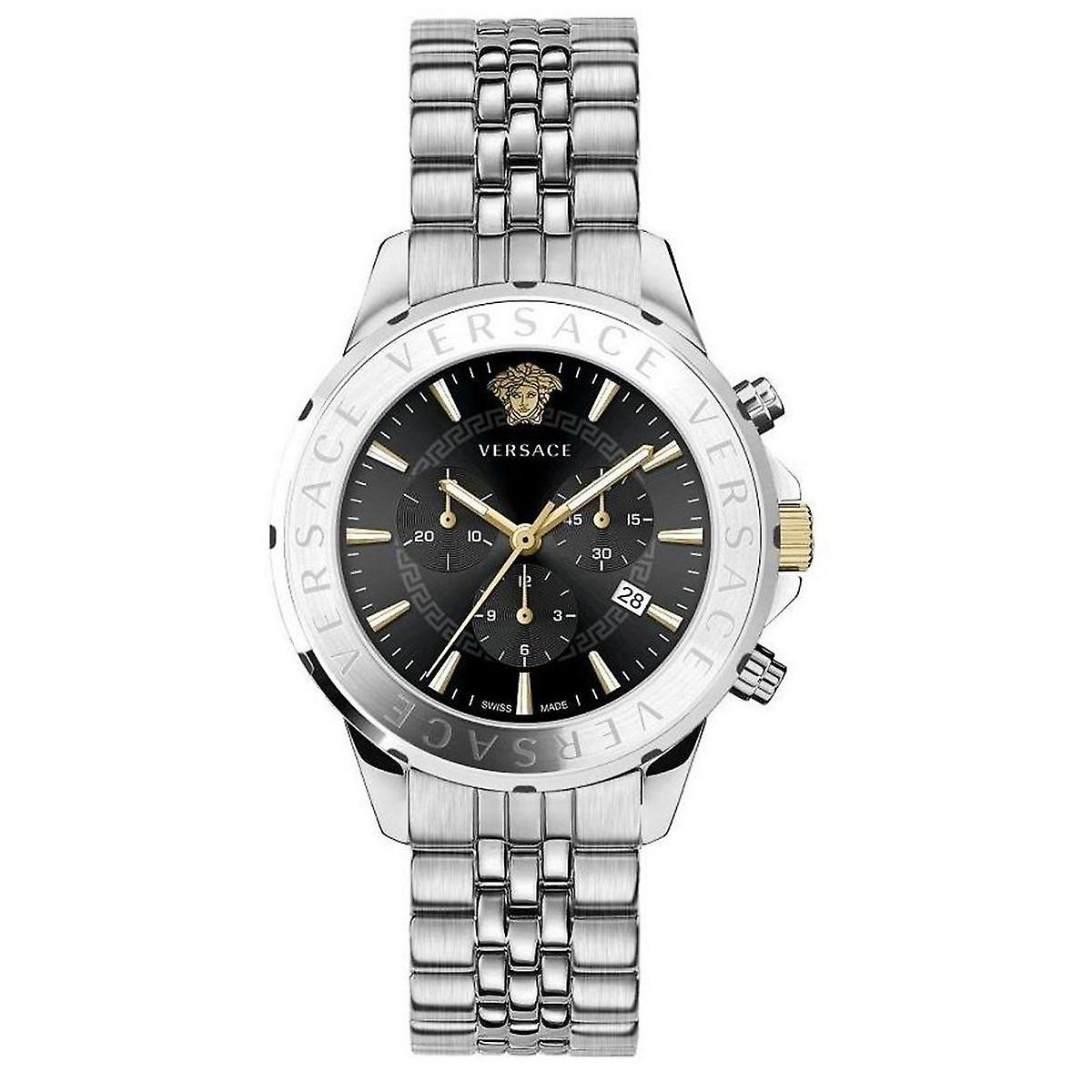 Versace Men's Watch Wristwatch Chronograph Signature VEV600419 Stainless Steel