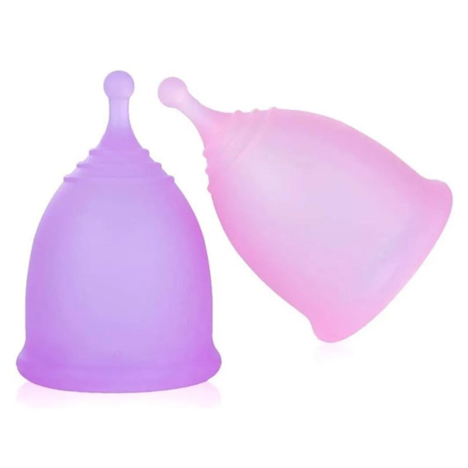 Silicone Menstrual Cup Large 8x5cm Soft Reusable Ergonomic