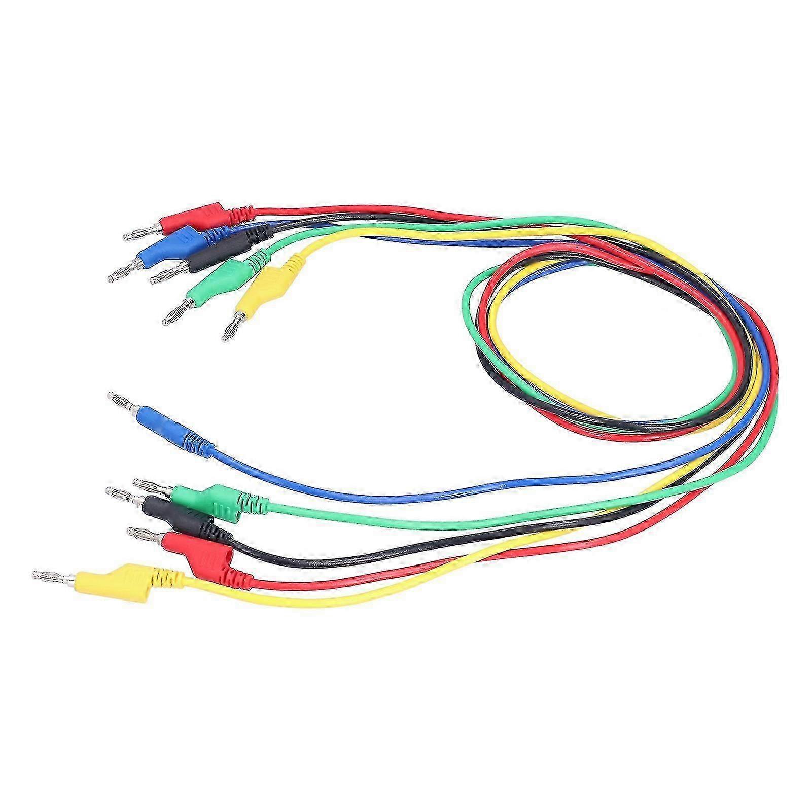 J70054 Double Lantern Banana Plug Test Lead Safe Accurate Durable Test Line for Multimeter