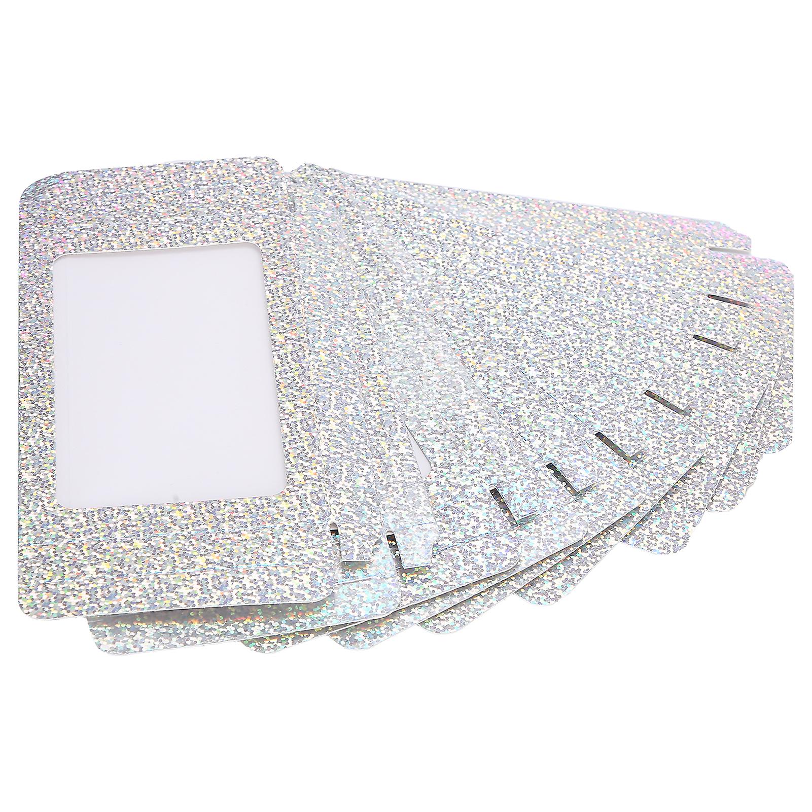 10pcs False Eyelashes Packaging Box Empty Exquisite Eyelashes Storage Box Case AccessoryD15