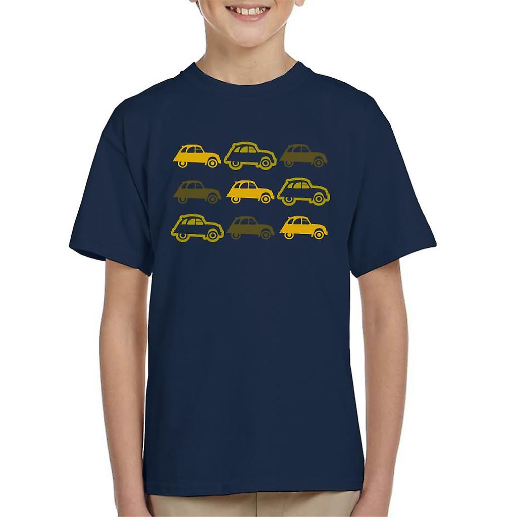Citroen Vintage 2CV Pattern Kid's T-Shirt