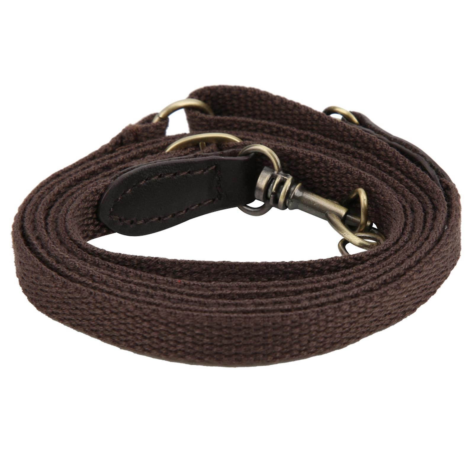 Adjustable Leather Shoulder Bag Strap DIY Handbag Accessories Brown