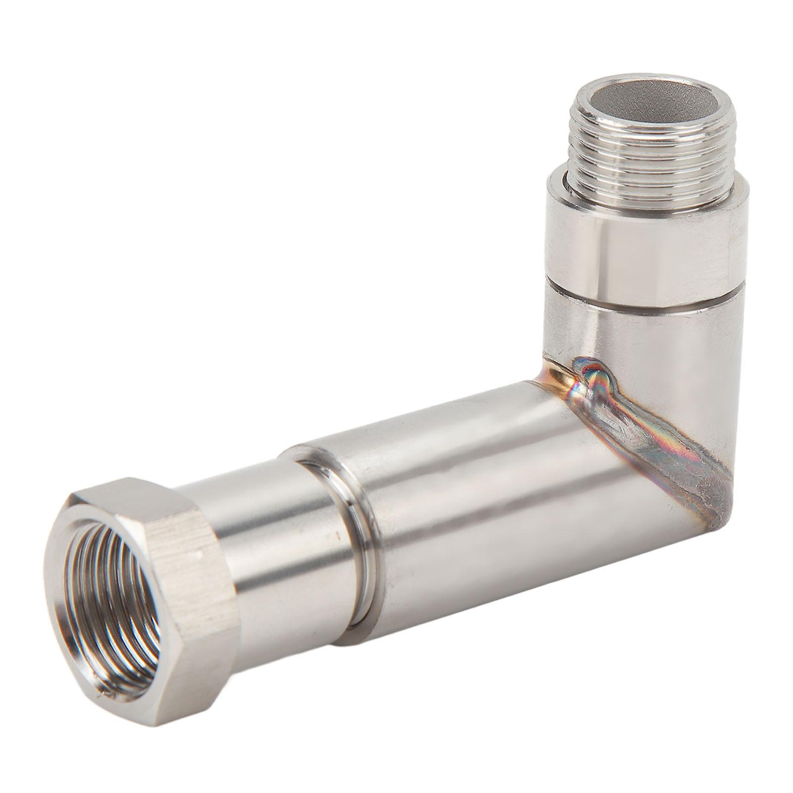 Oxygen Sensor Extender 90° Angled M18x1.5 Steel Construction High Strength O2 Extension Spacer 