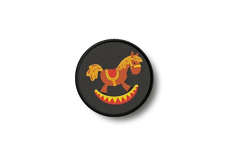 Patch badge ecusson prints thermocollant horse rocker