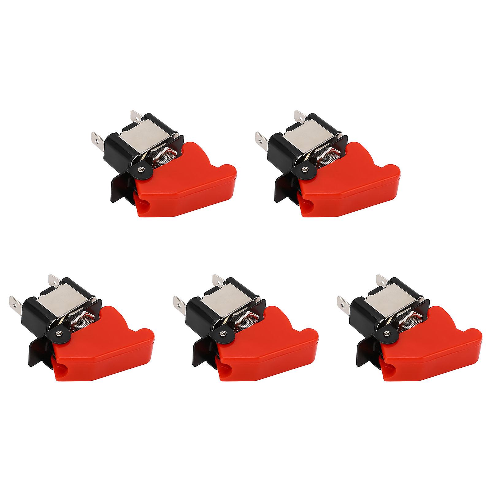 5Pcs Toggle Switch 12V DC 25A 2 Pin Waterproof Rocker Toggle Switch for Vehicle Boat 