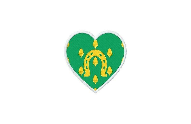 Patch badge ecusson prints thermocollant flag heart kingdom united rutland