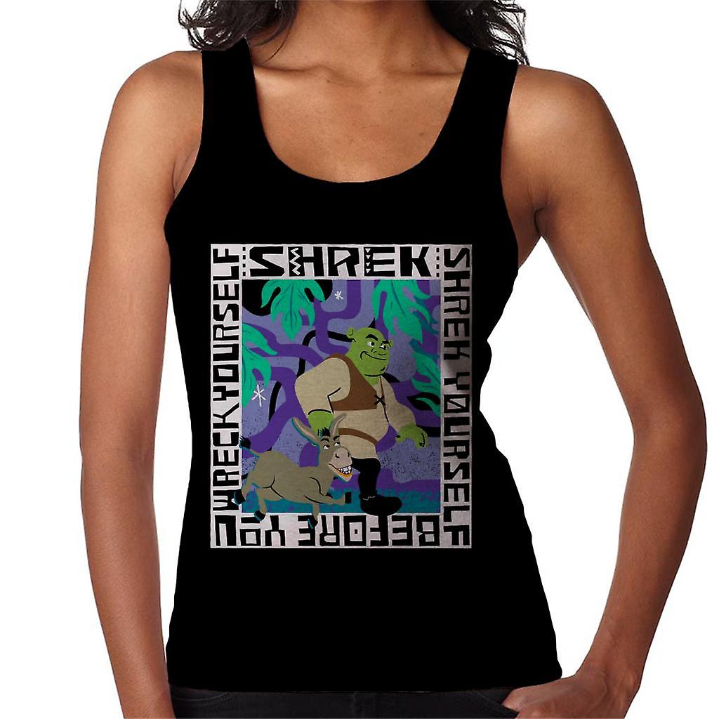Shrek And Donkey Walking Together Women's Vest