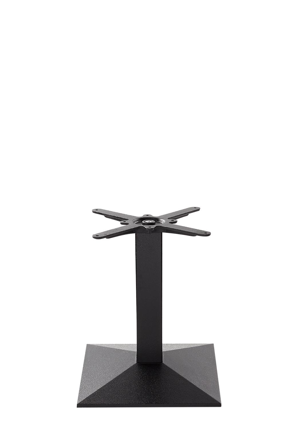 Black Cast Iron Pyramid Table Base Medium Coffee Height 480 mm