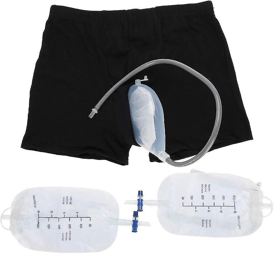 Pee Bag (L), portable urinal comes with two portable collection 500ml urinal pouches for men