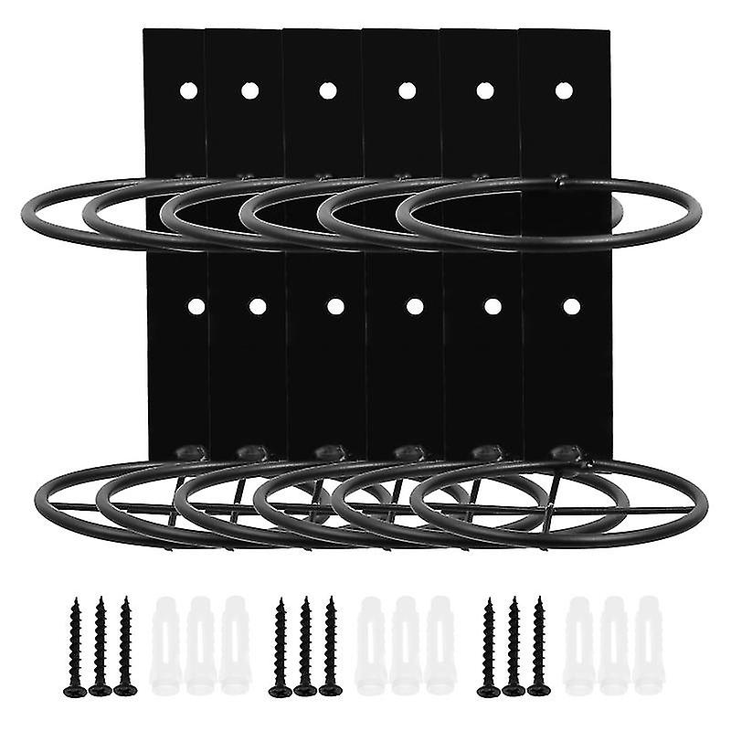 6pcs Wall-mounted Wine Rack