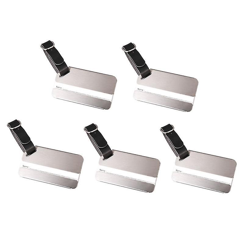5pcs Luggage Metal Tag