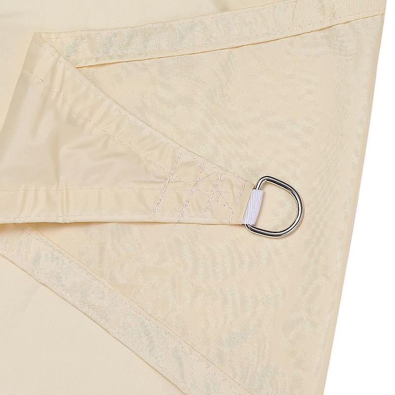 Sunnday للماء الشمس الظل الشراع 10'x10'x14' غطاء مظلة المثلث الأيمن للفناء الفناء الخلفي للأنشطة الخارجية في الحديقة ، الرمال