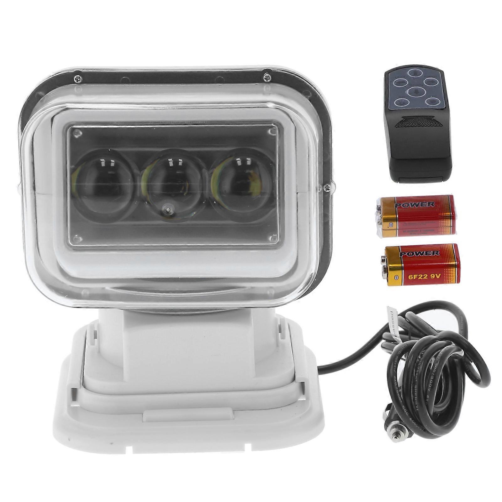 60W LED-Suchscheinwerfer Fernbedienung 360 einstellbar 6500LM weiße Suchlampe IP67 wasserdicht NO.24076