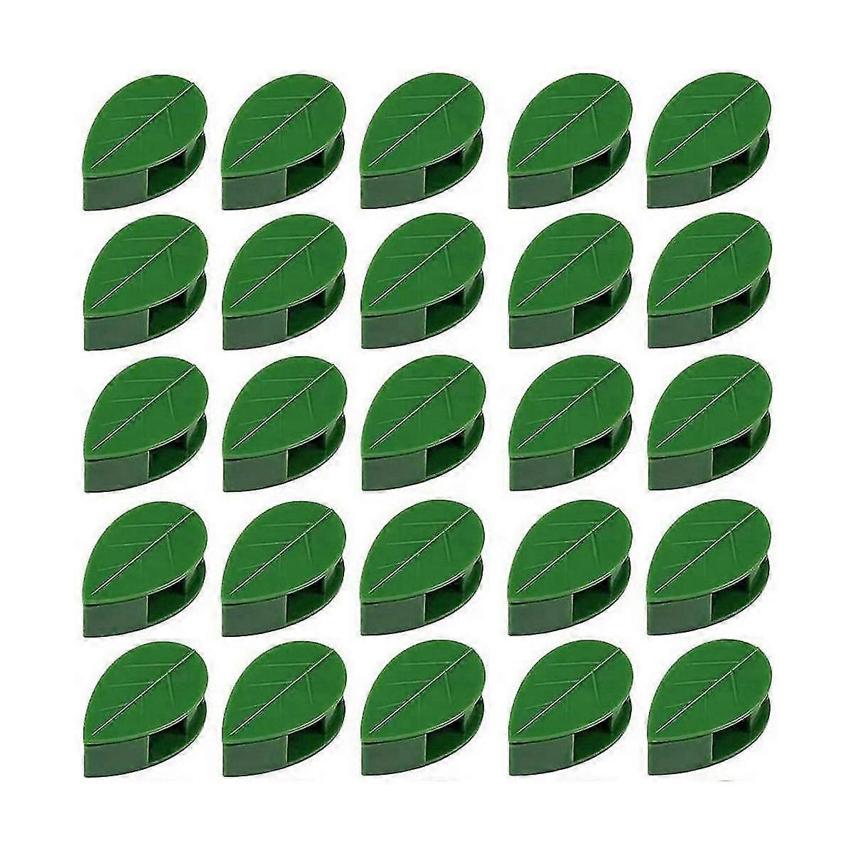 80pcs Plant Wall Fixture Clips Vine Traction Support Holder With 96 Pieces Adhesive Stickers Fixing
