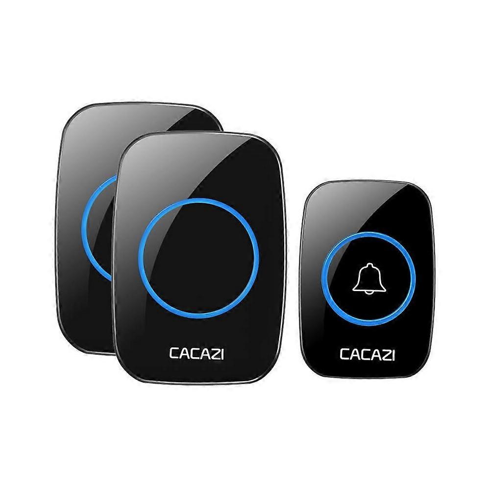 Sonnette intelligente sans fil noire