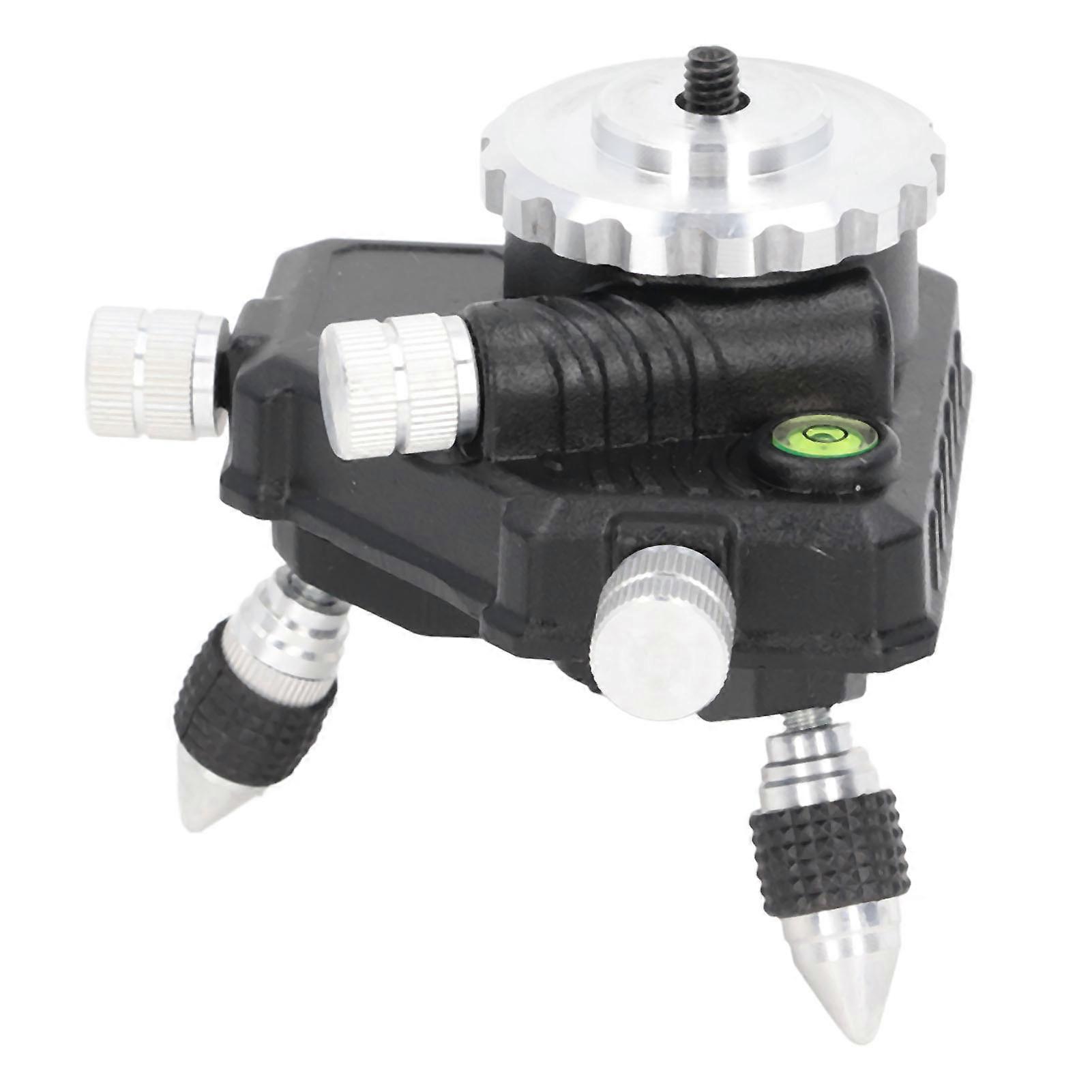 Level Adjustment Base 360 Rotatable Fine Tuning Adapter for Laser Leveling Tripod Connector