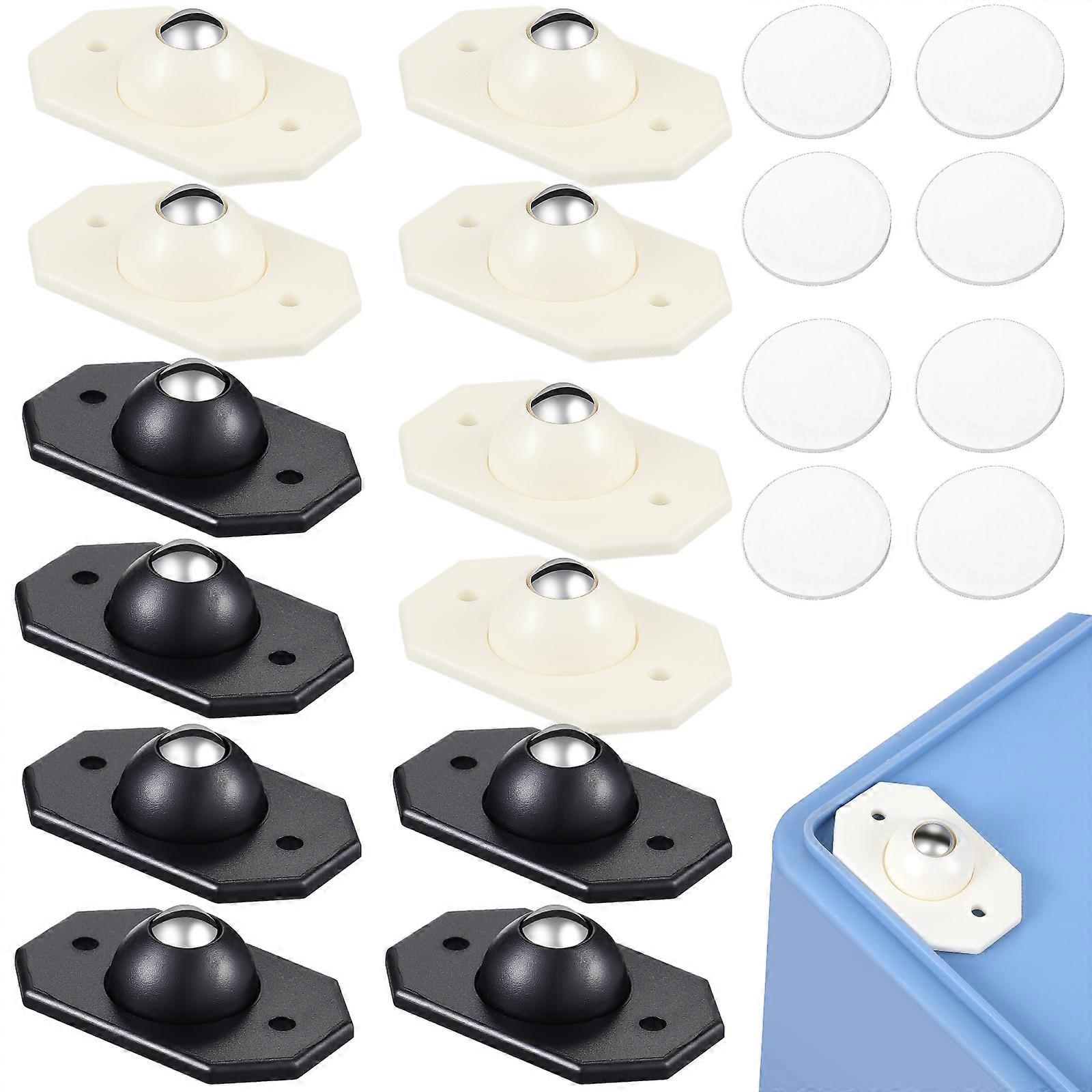 16Pcs Replaceable Casters Multi-function Mini Casters Household Adhesive Wheels Box Supply