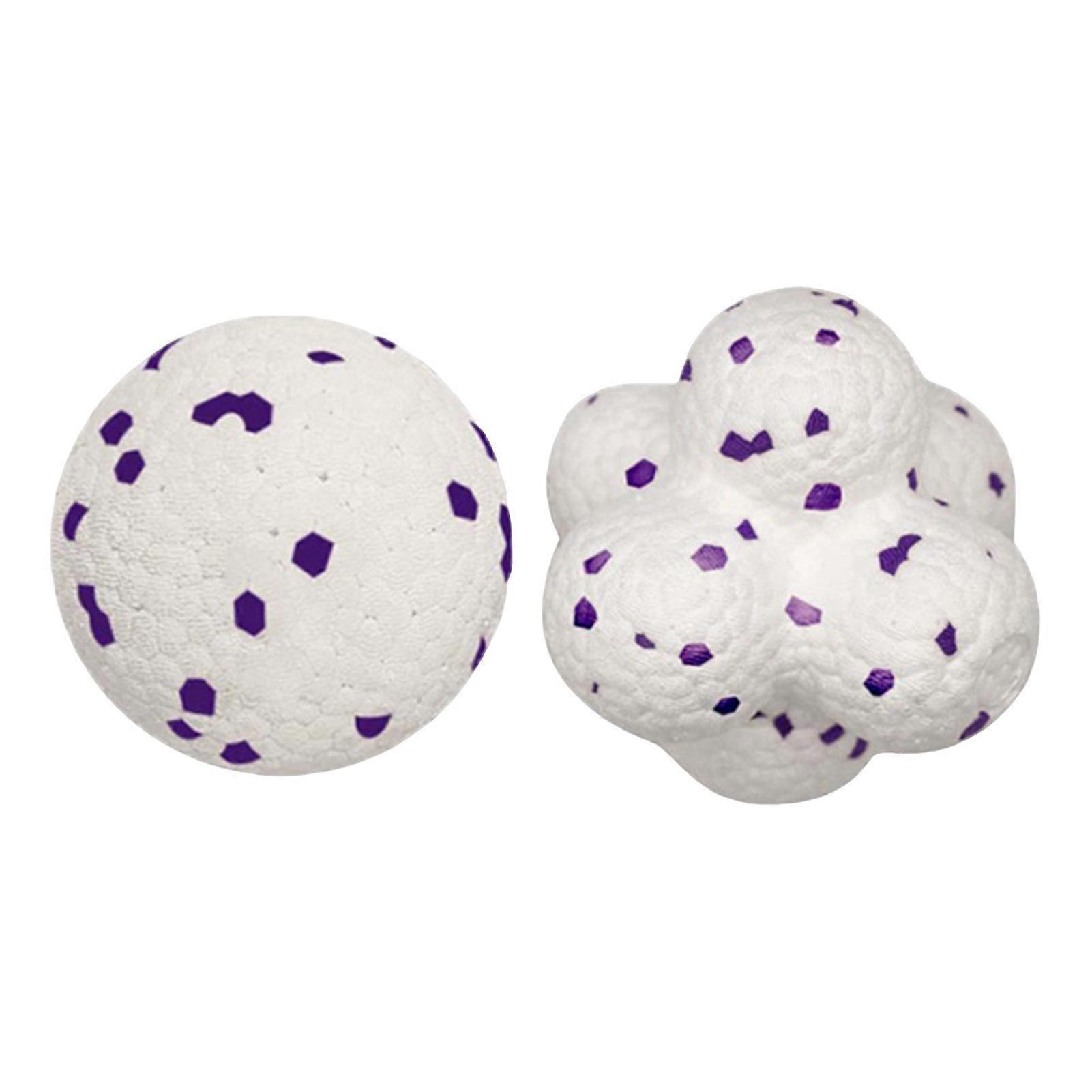 2Pcs Mellow Dog Calming Ball Safe Pet Plaything Puppy Chew Toy Soft Dog Pacifier Fetch Toy for Anxiety Boredom Relief