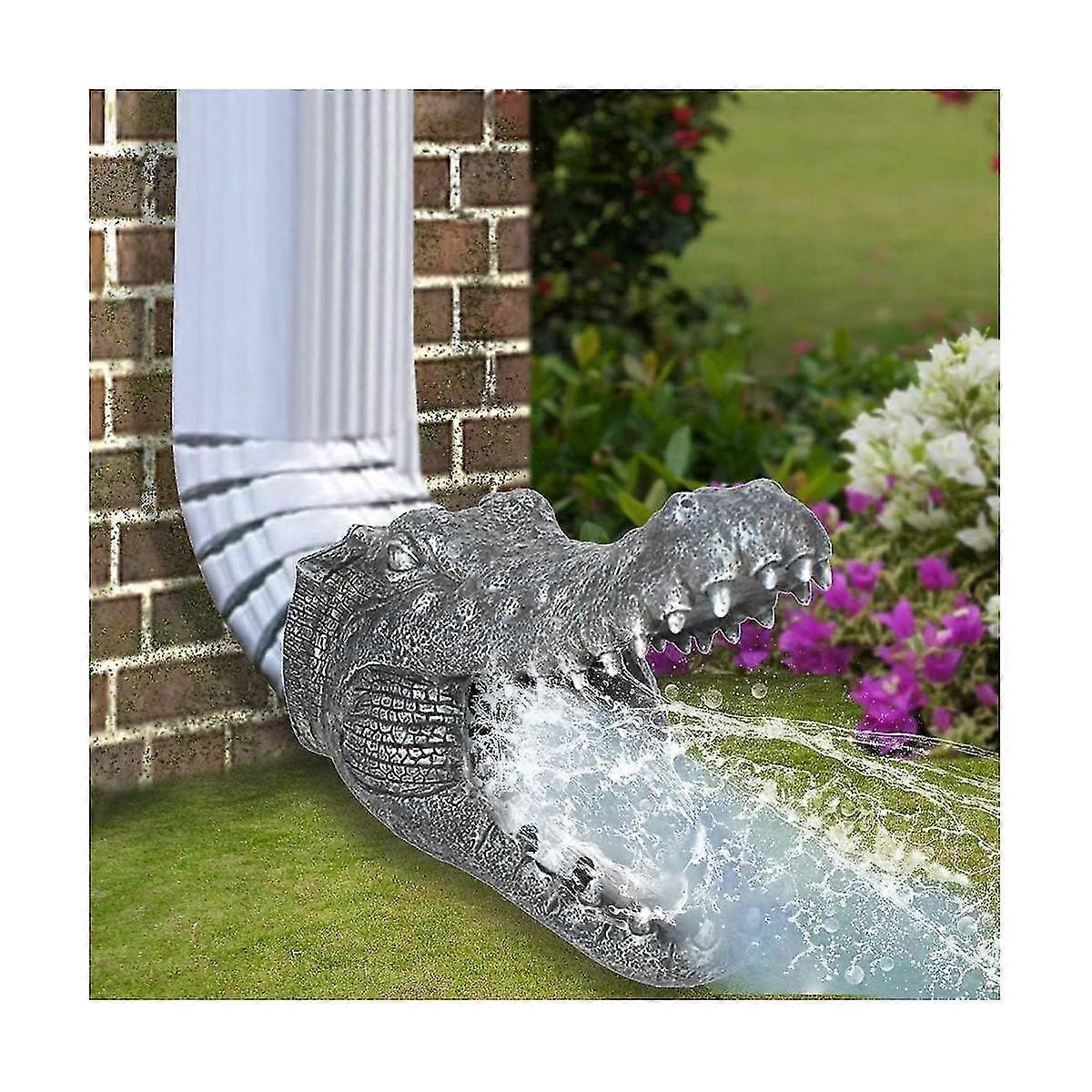 Animal Hummingbird Lifelike Hand-painted Model Rain Downspout Diverter Resin Gar Animal Hummingbird Lifelike Hand-painted Model Rain Downspout Diverter Resin Gar
