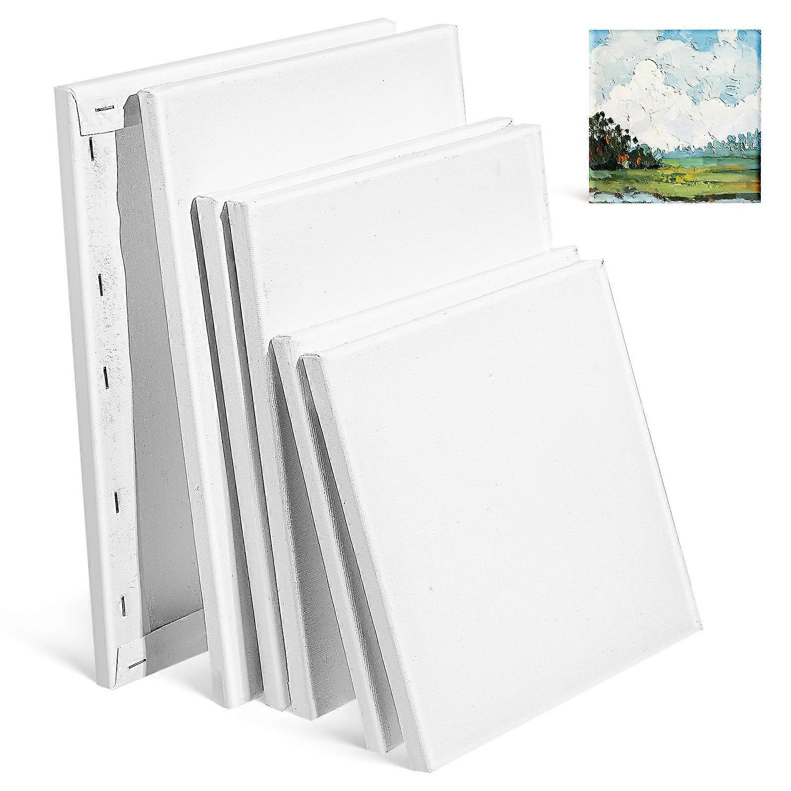 6 Pcs Canvas Boards For Painting Canvas Oil Paint Canvas Painting Boards Canvas Panels For Painting