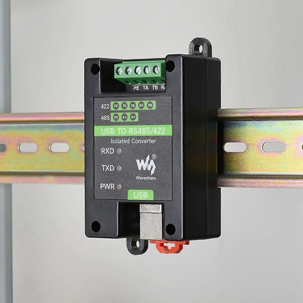 USB to RS485/422 Rail-Type Industrial Isolated Converter FT232/SP485 Chip FT232RNL 300Bps-3Mbps US